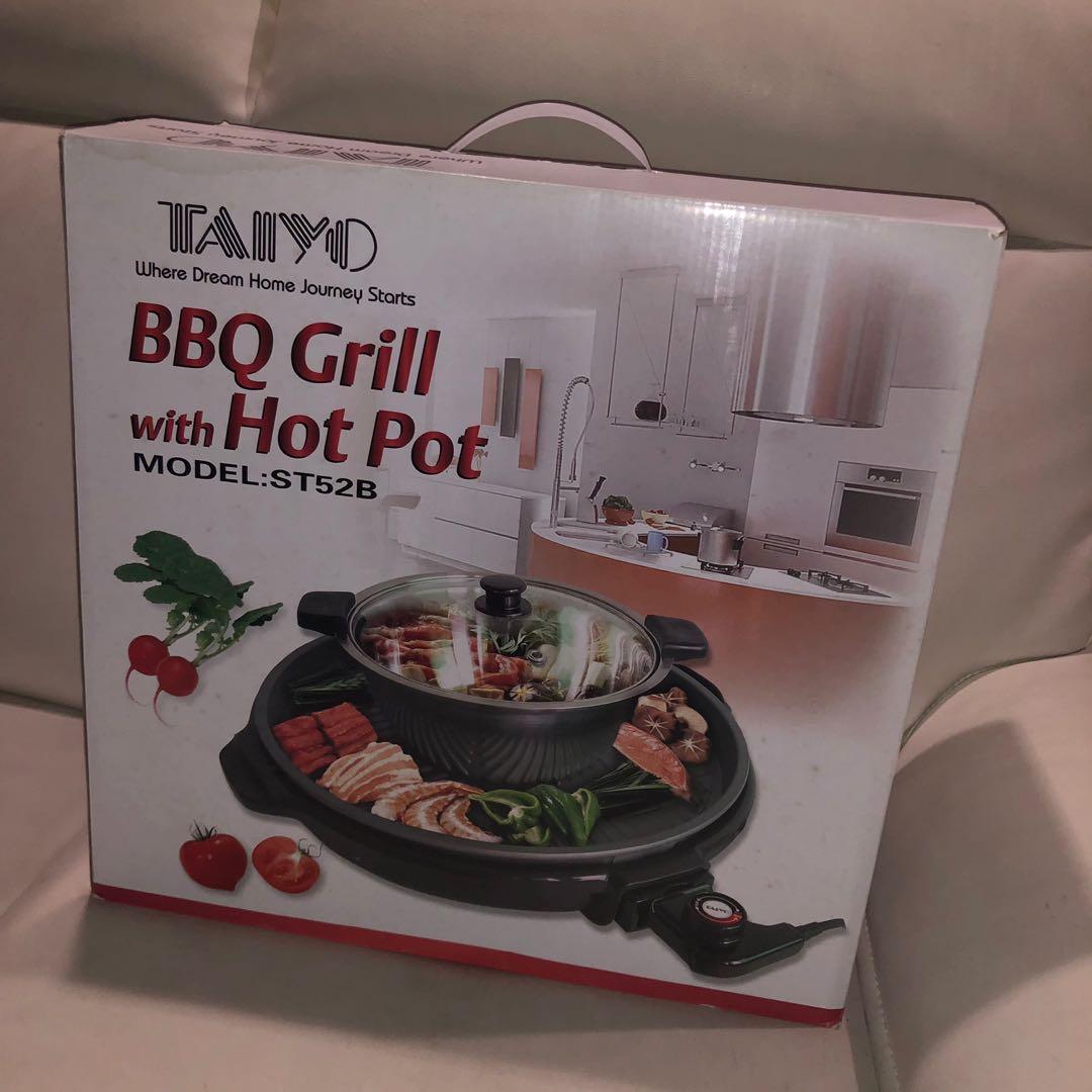 Taiyo BBQ grill with hotpot, TV & Home Appliances, Kitchen Appliances