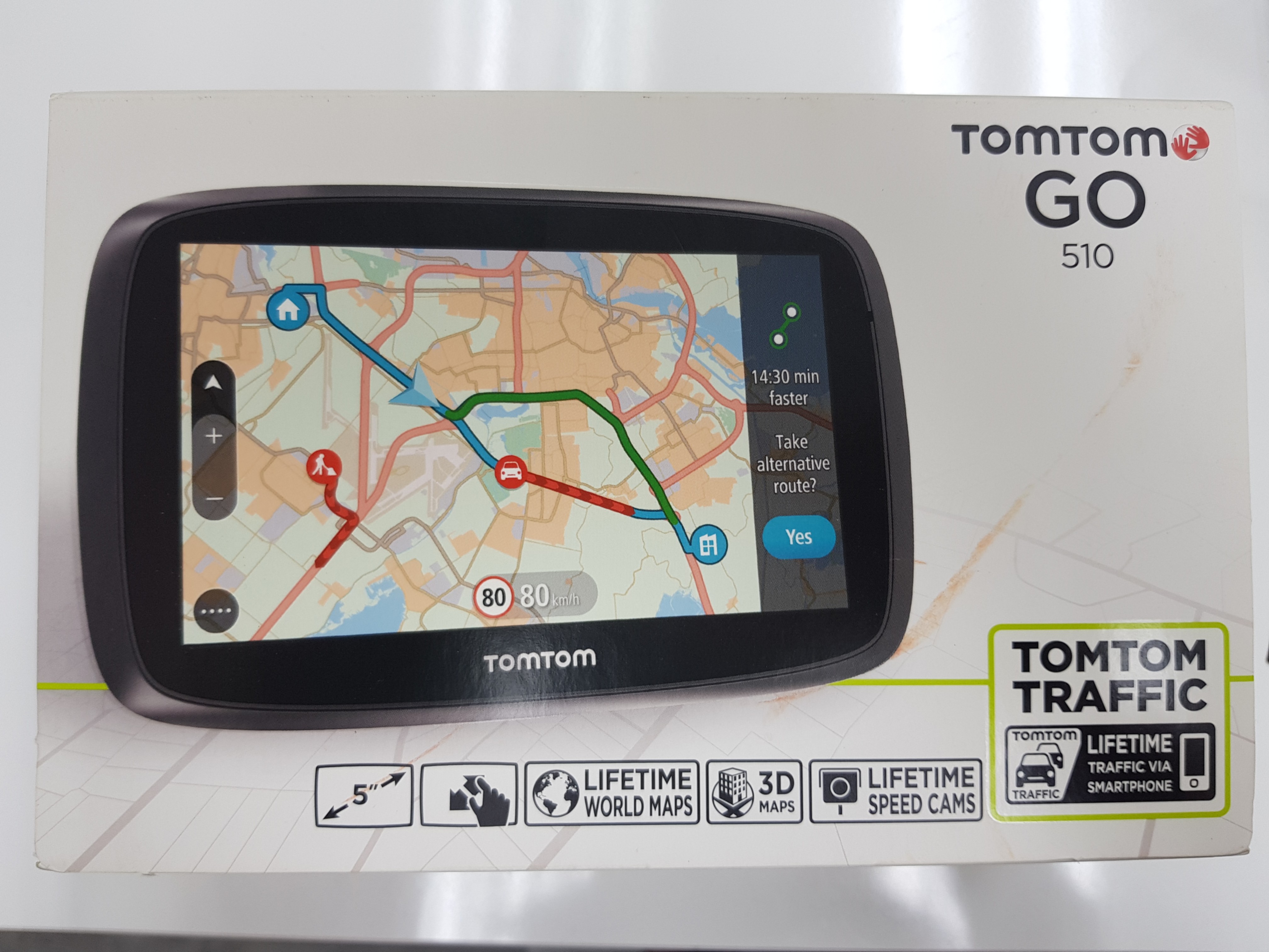 Barcelona Excursie kooi TomTom Go 510 GPS, Car Accessories, Electronics & Lights on Carousell