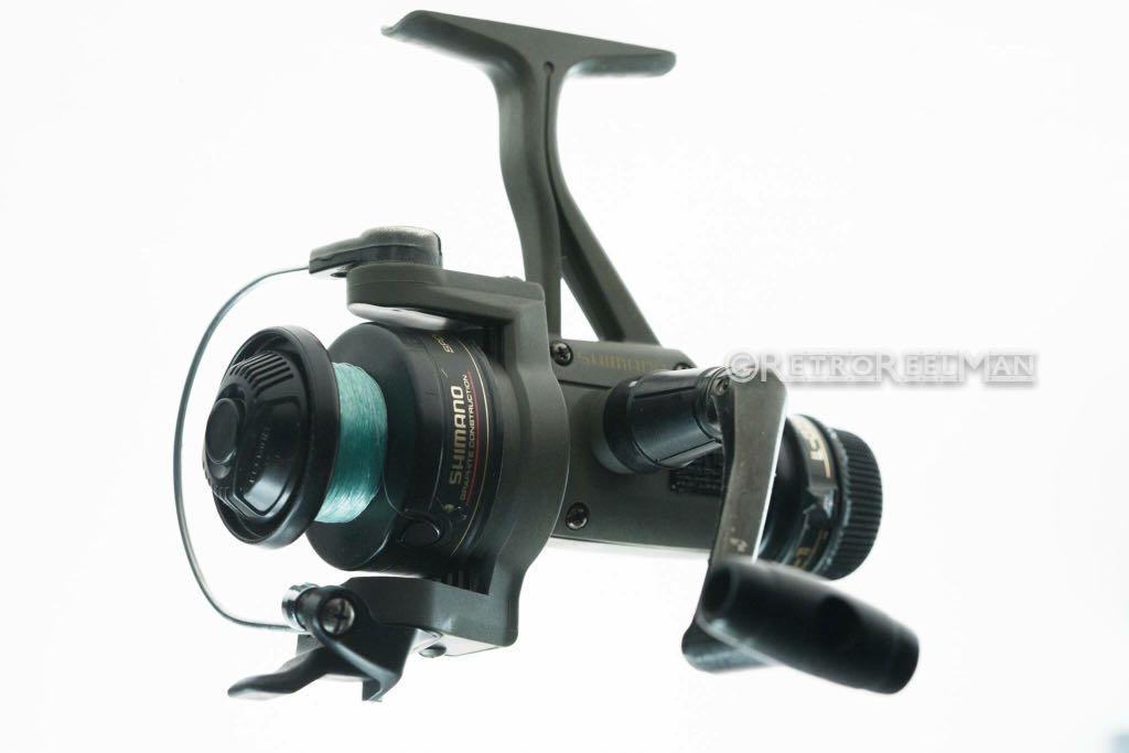 Vintage 1989 Shimano Bass One SS-Light Graphite Fightin’ Rear Drag Spinning  Reel Made in JAPAN