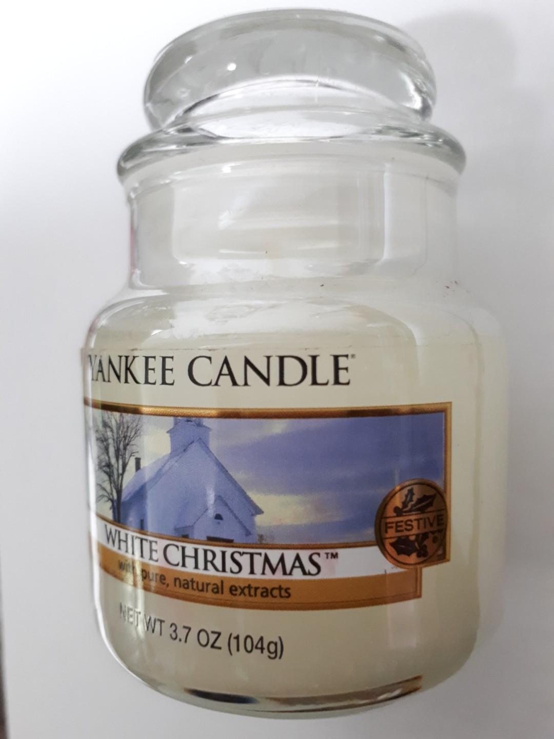 White Christmas Yankee Candle Small Jar 104g Everything Else On Carousell