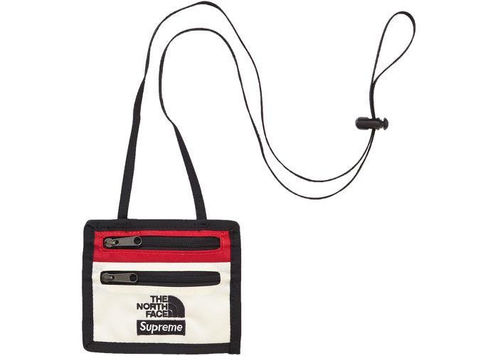 supreme north face travel wallet