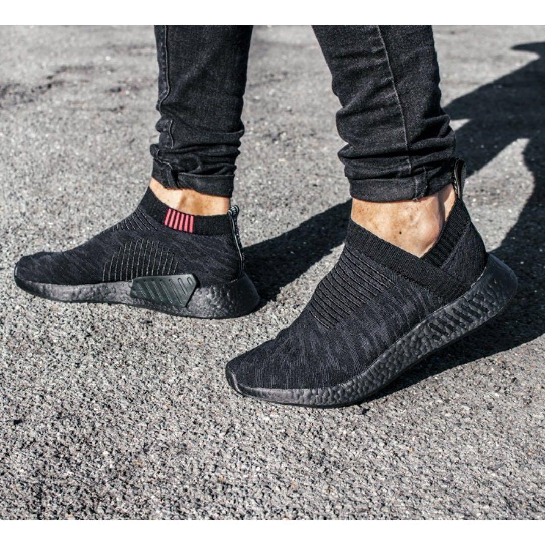 Adidas Originals NMD PK “Triple Black” Men's Fashion, Footwear, Sneakers Carousell