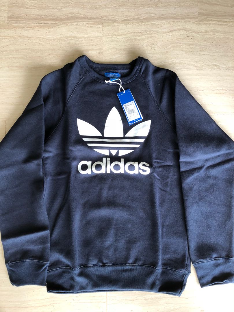 Adidas originals sweatshirt navy Clearance