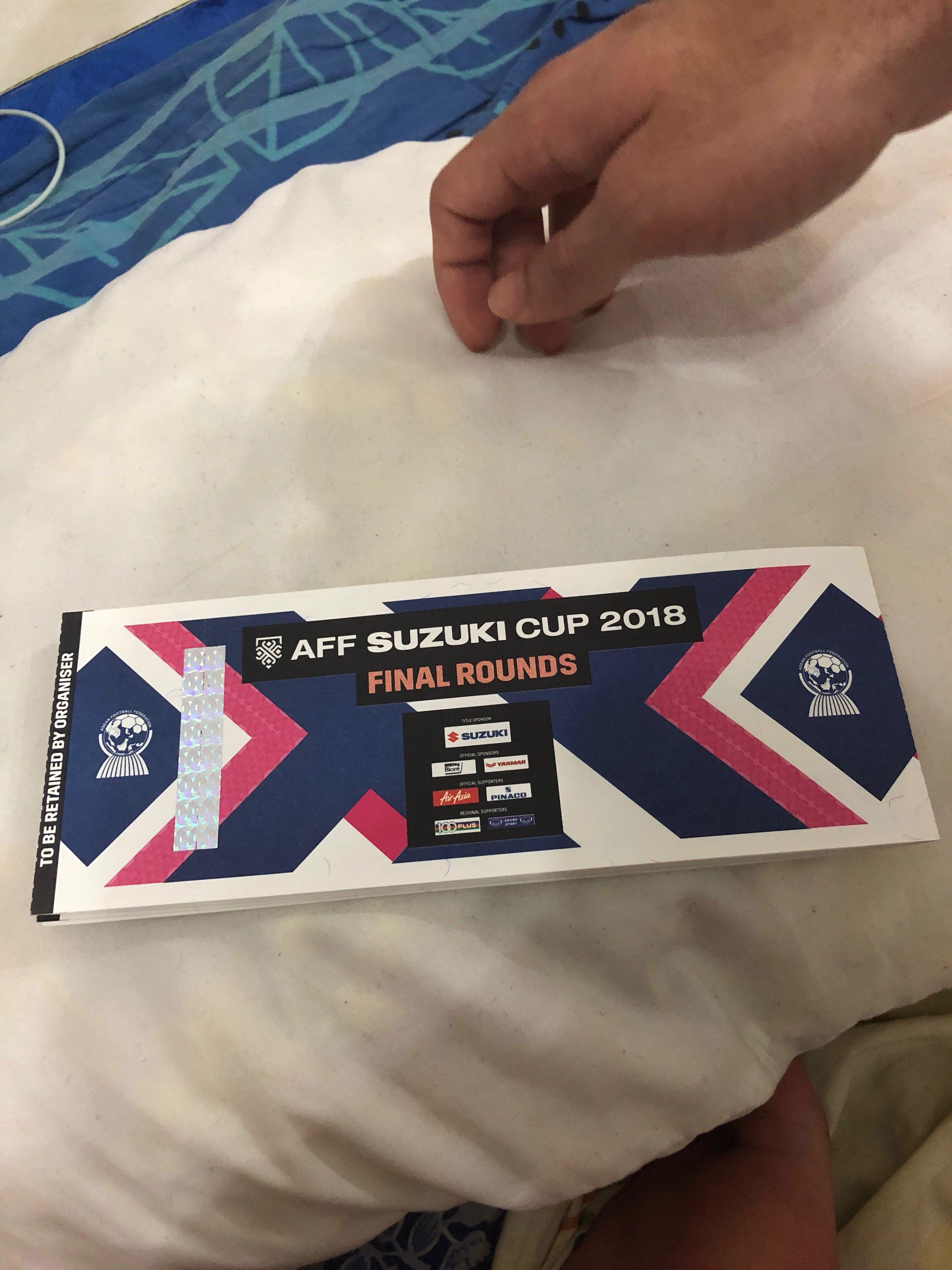 aff suzuki cup 2018 tickets