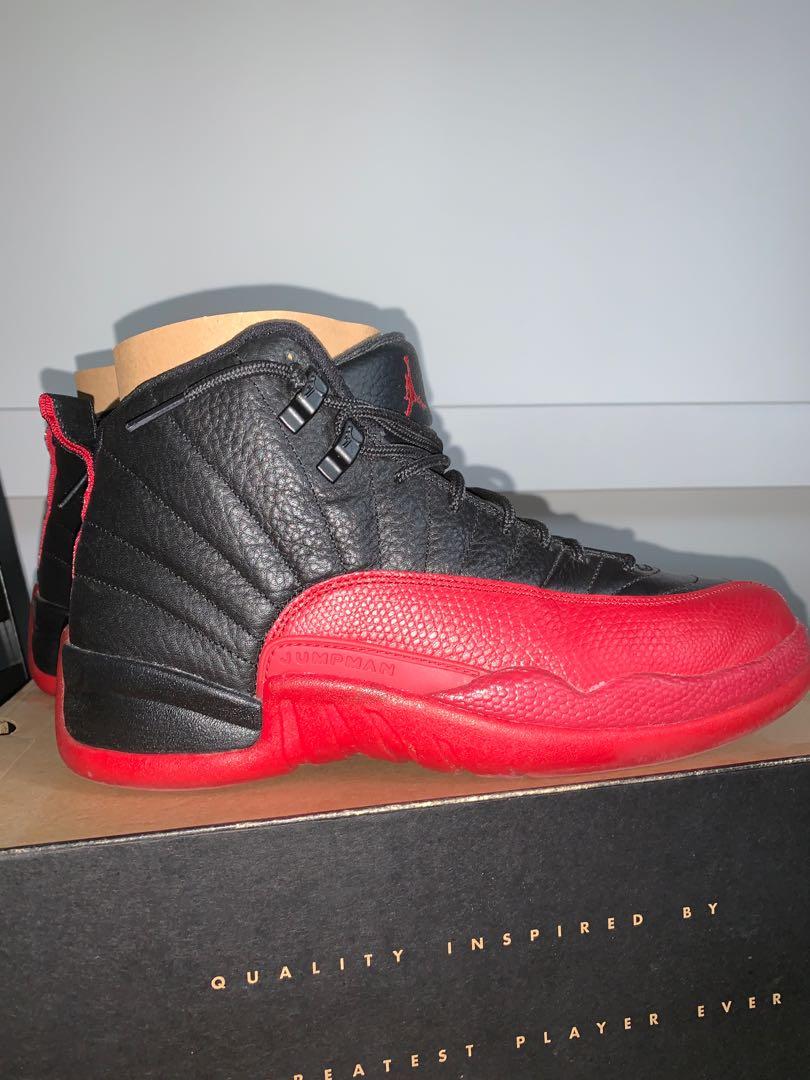 worn air jordan 12 flu game