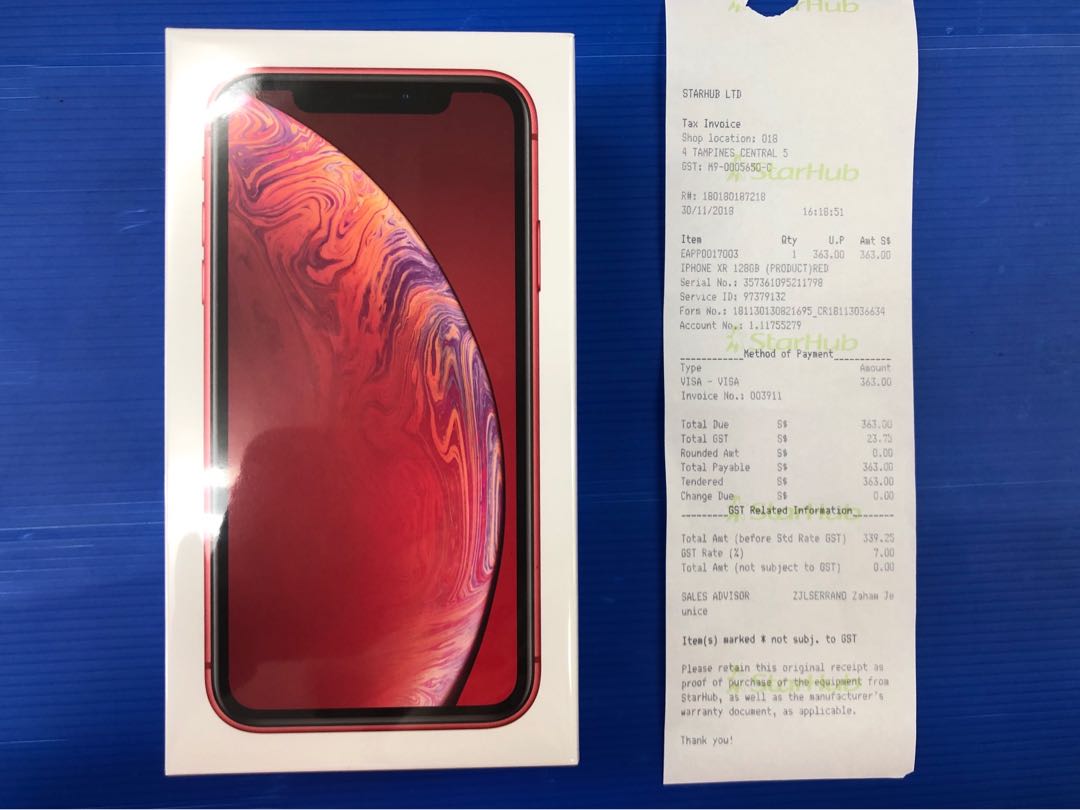 Apple Iphone Xr 128gb Red New Mobile Phones Tablets Iphone Iphone X Series On Carousell
