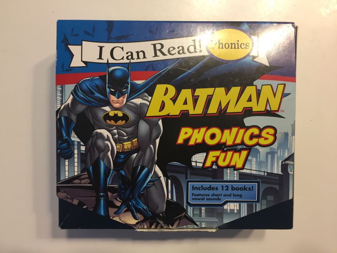 Batman Phonics Fun set of 12 books, Hobbies & Toys, Books & Magazines,  Children's Books on Carousell