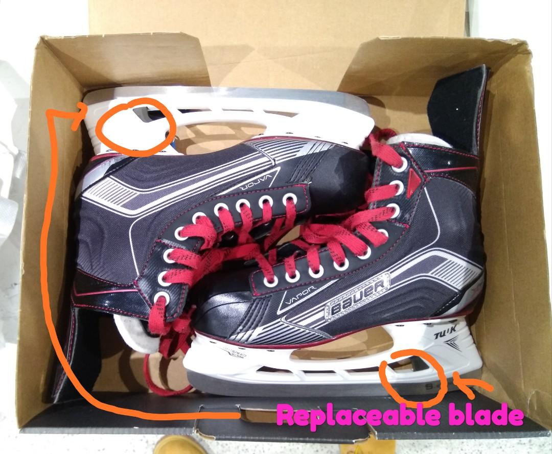 Bauer x500 hotsell junior skates