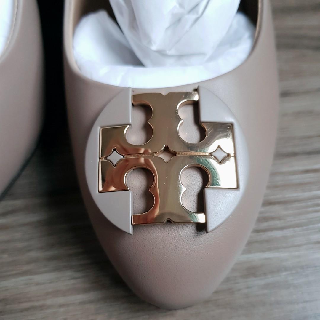 BN Authentic Tory Burch Luna Wedge 85mm French Gray