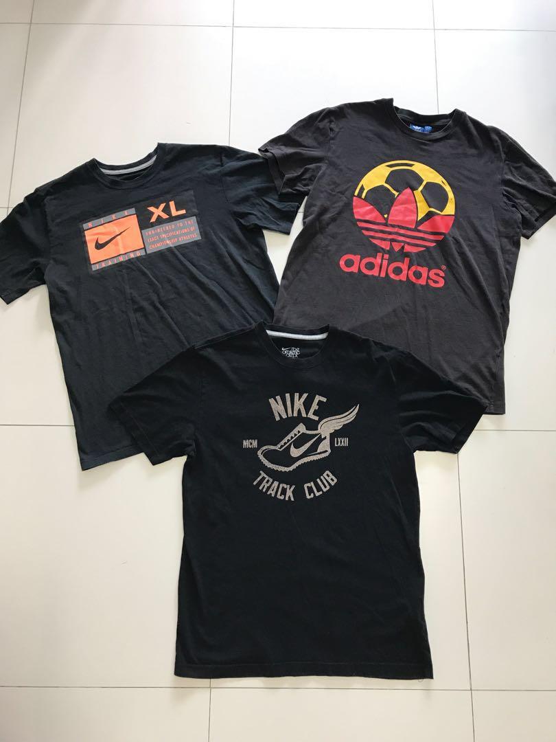 Bundle Of 3 Nike Adidas Men S T Shirts New Used Men S