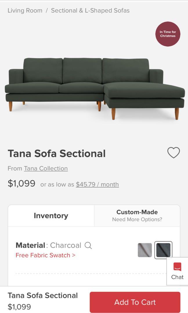Castlery Tana Sofa 10 Months Old Furniture Sofas On Carousell