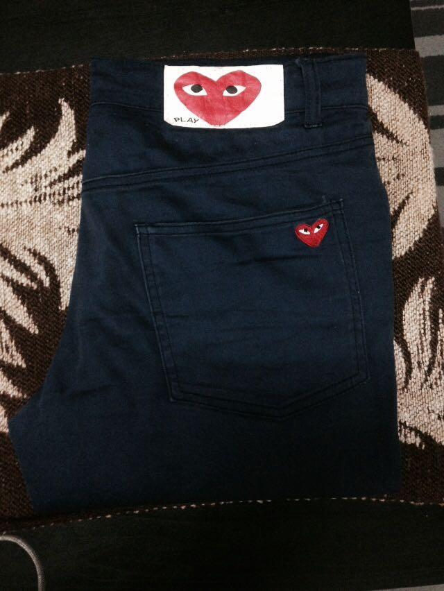 cdg play pants
