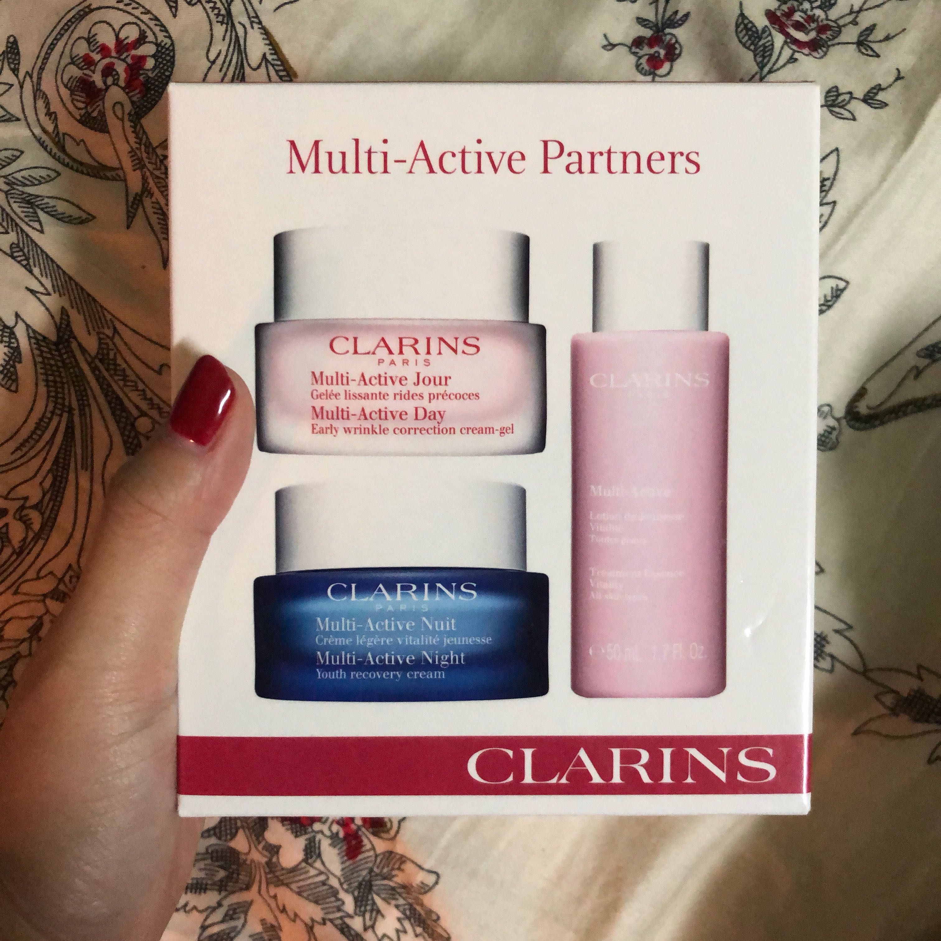 clarins multi active partners
