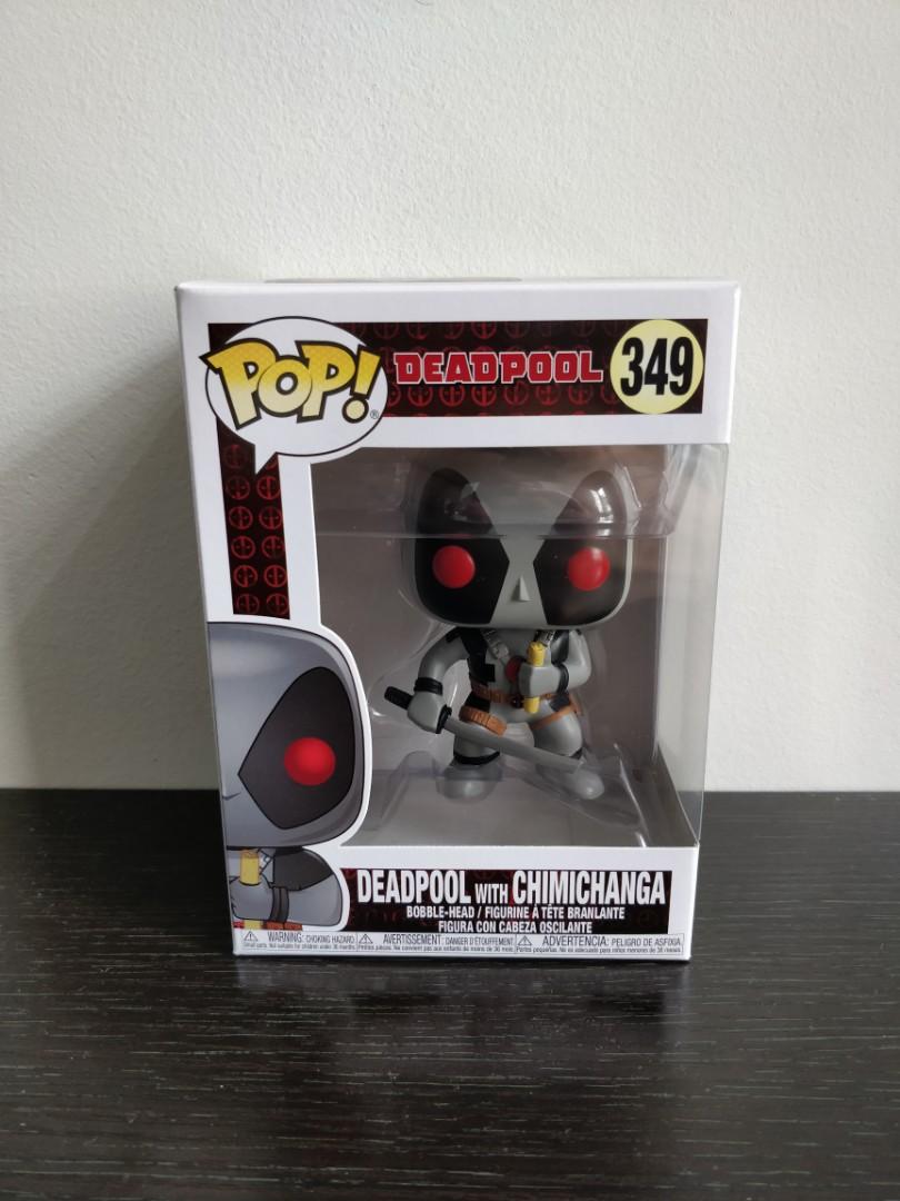 Deadpool With Chimichanga Funko Pop 349 Toys Games Action Figures Collectibles On Carousell