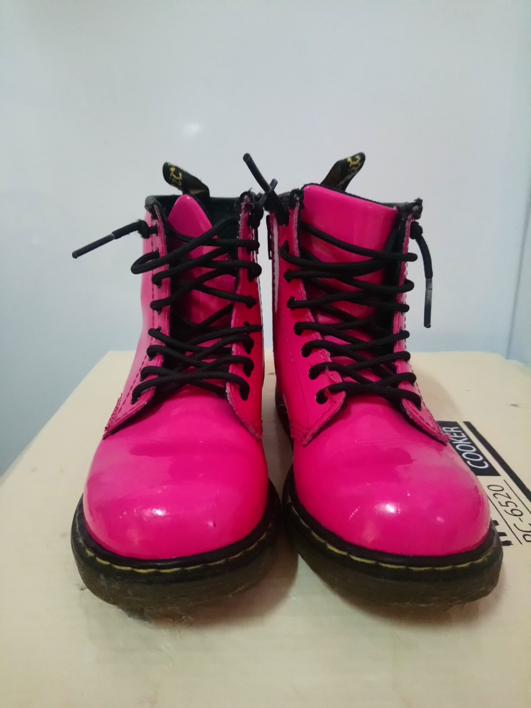 pink dr martens kids