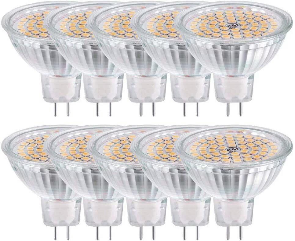 E125 Gvoree Gu5 3 Mr16 Led Light Bulbs 5w 10 Pack Electronics
