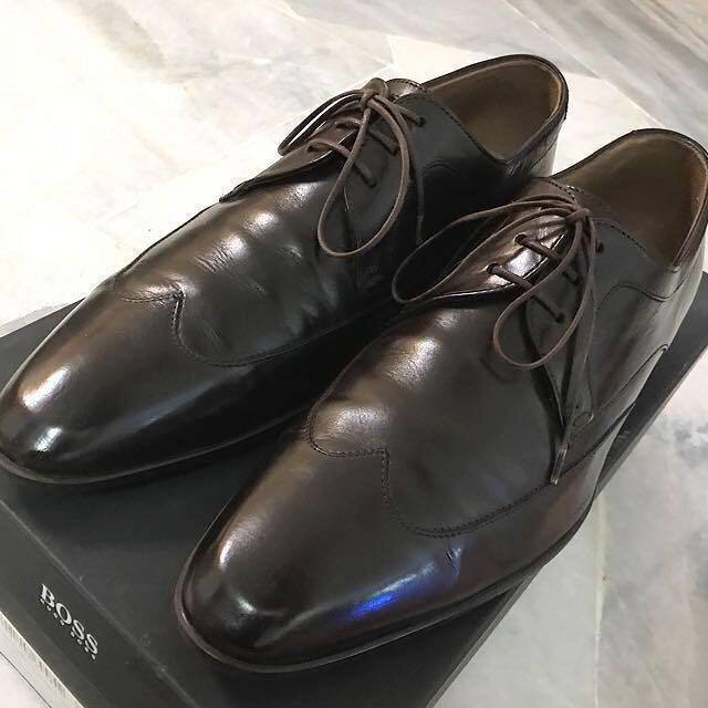 Hugo boss wingtip shoes online