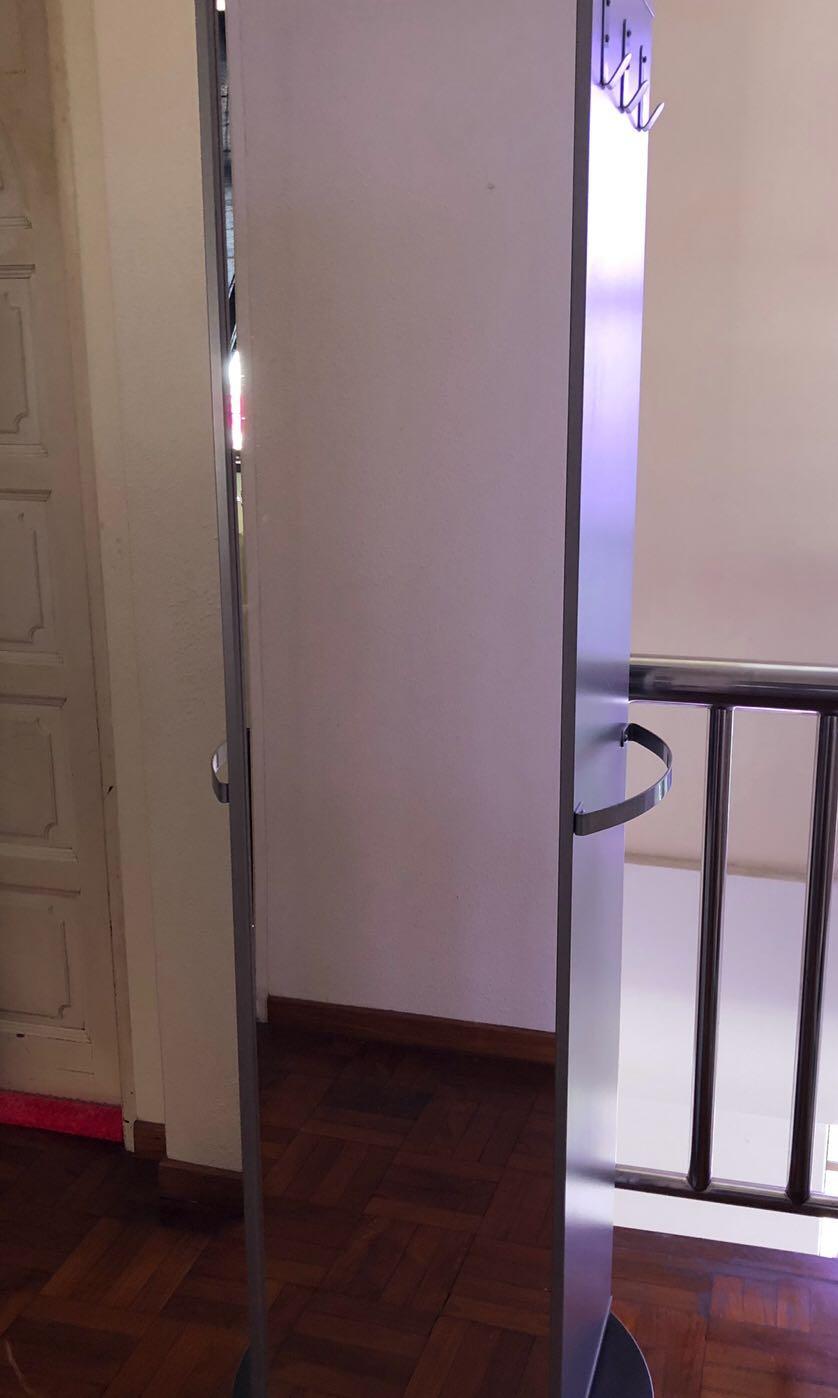 Ikea Revolving Cabinet Full Length Mirror Furniture Shelves Drawers On Carousell