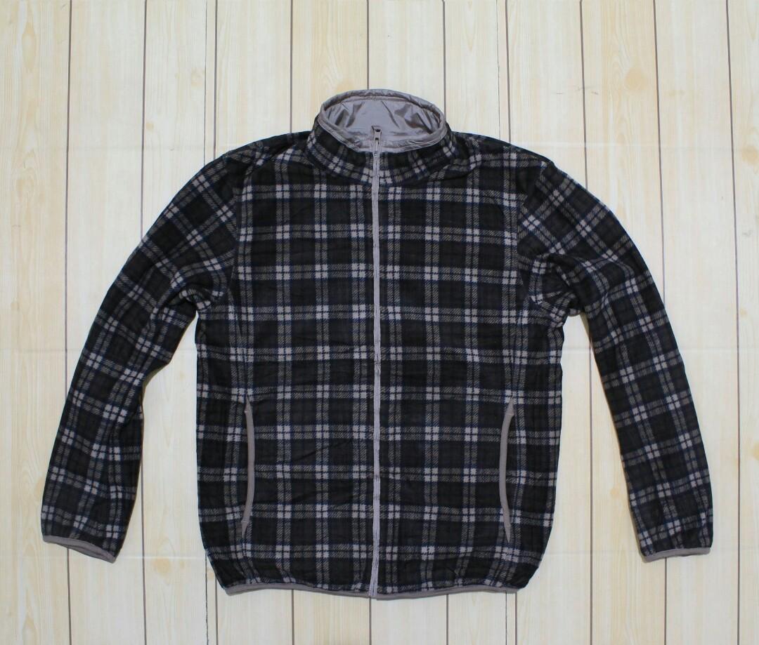 Jaket kotak kotak uniqlo Clearance