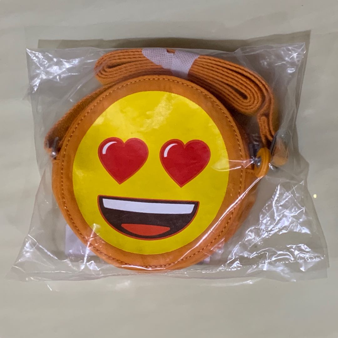Kipling emoji face sling bag clearance
