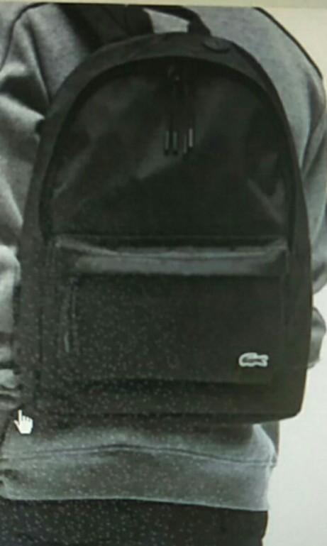 lacoste school bags