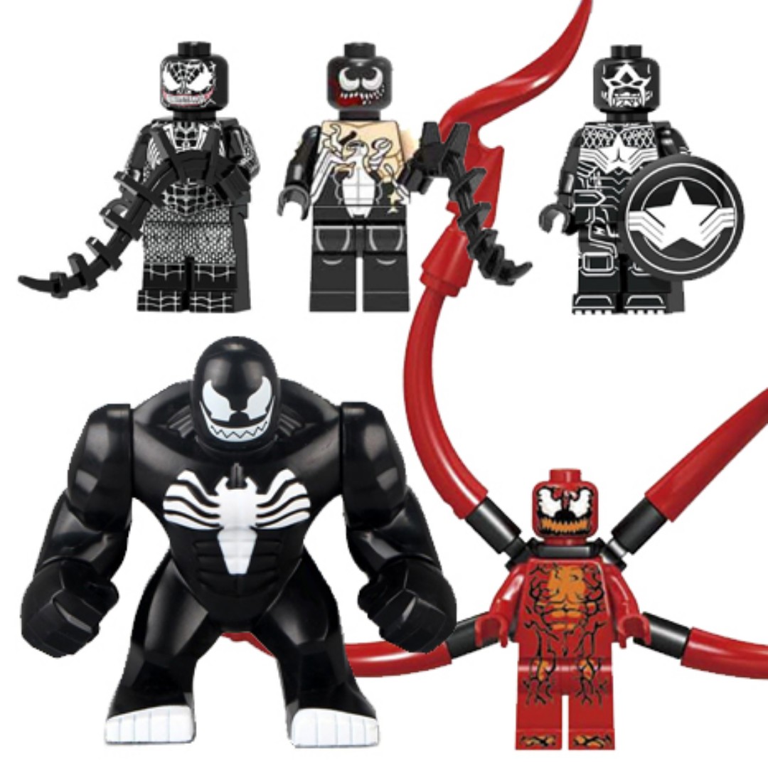 venom and carnage lego sets