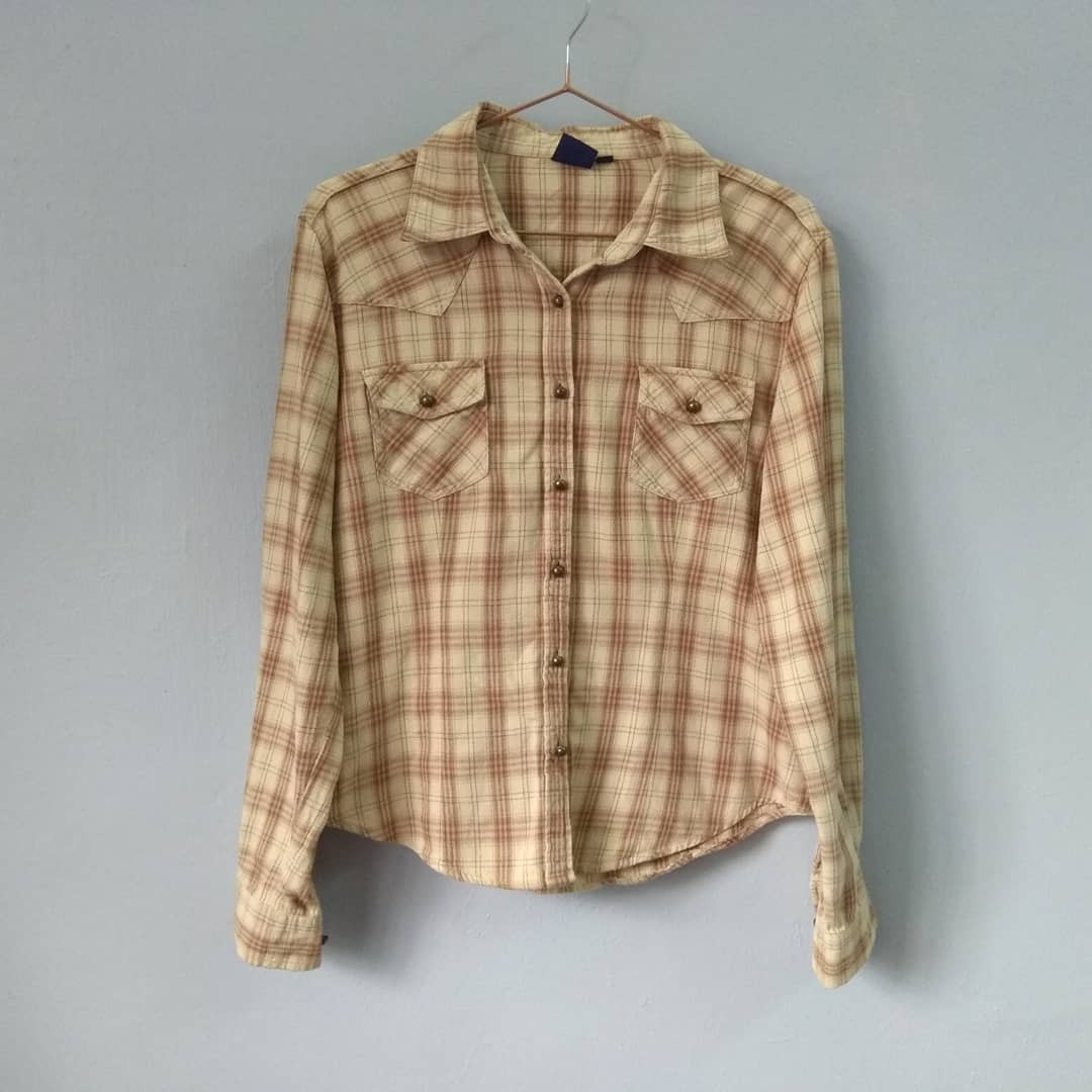 Light brown flannel clearance