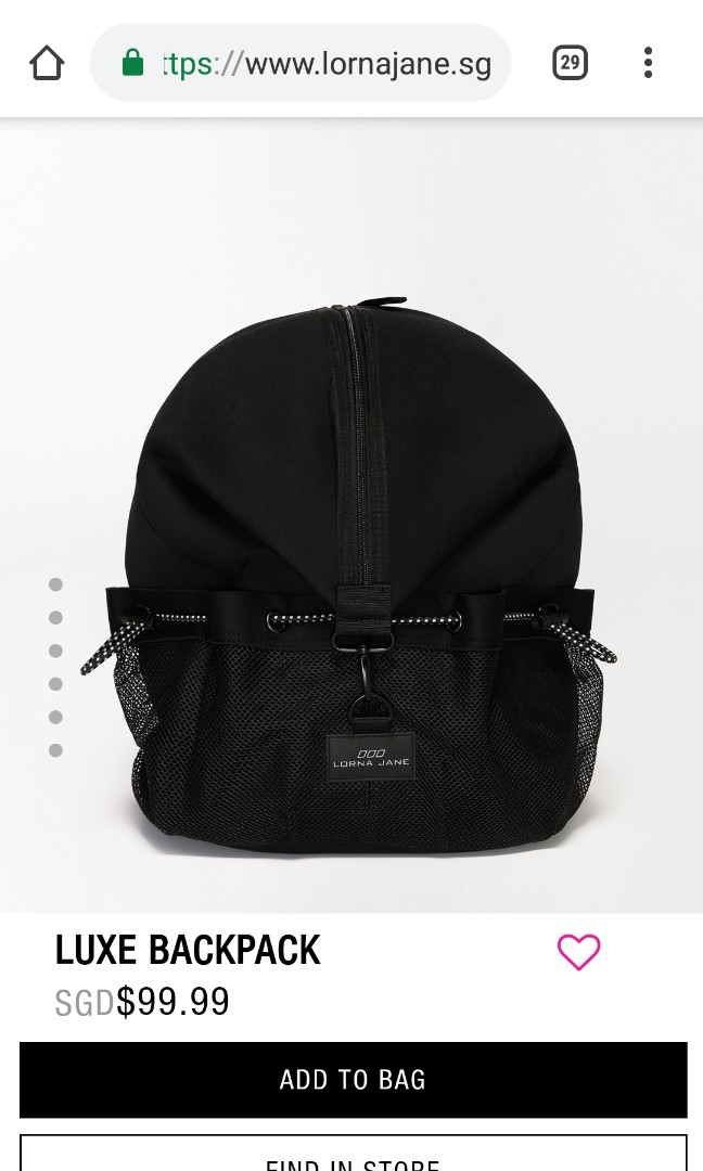 Lorna jane luxe backpack discount