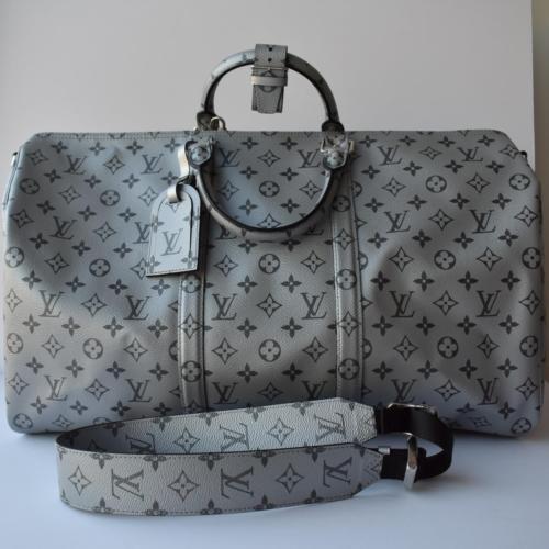 LOUIS VUITTON KEEPALL 45 Damier Graphite, Luxury, Bags & Wallets on  Carousell