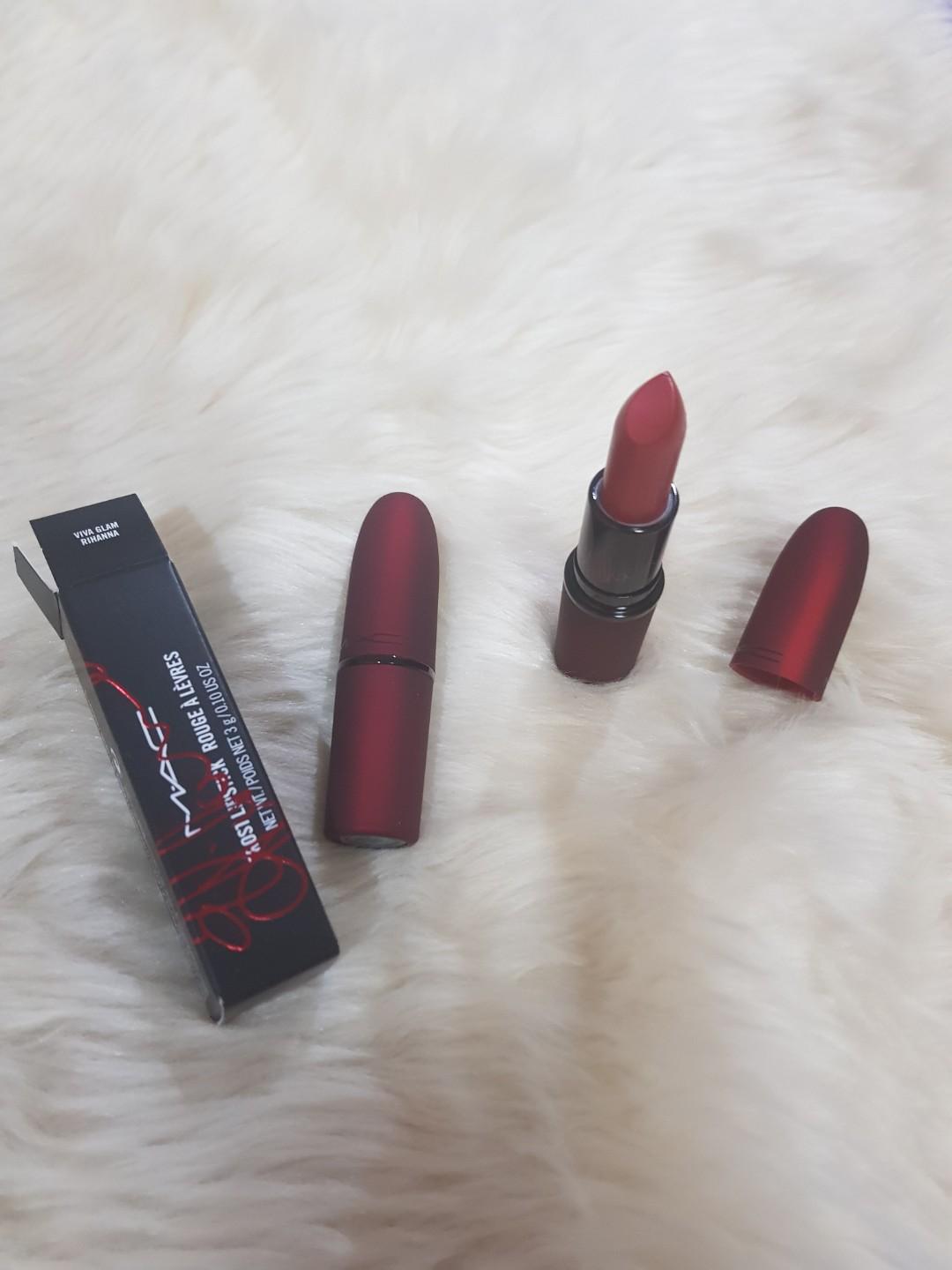 Mac Viva Glam Rihanna Lipstick Red Health Beauty Makeup On Carousell