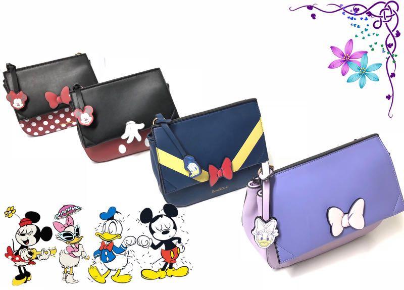 Mickey Mouse Minnie Mouse Donald Duck Daisy Duck Sling Bag