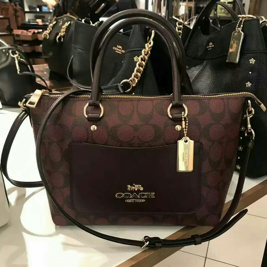 coach mini emma satchel