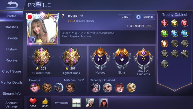 Mobile Legend Account Mlbb Video Gaming Gaming Accessories Game Gift Cards Accounts On Carousell