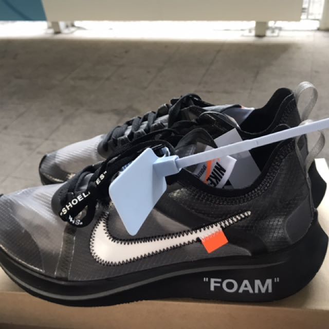 off white x zoom fly black