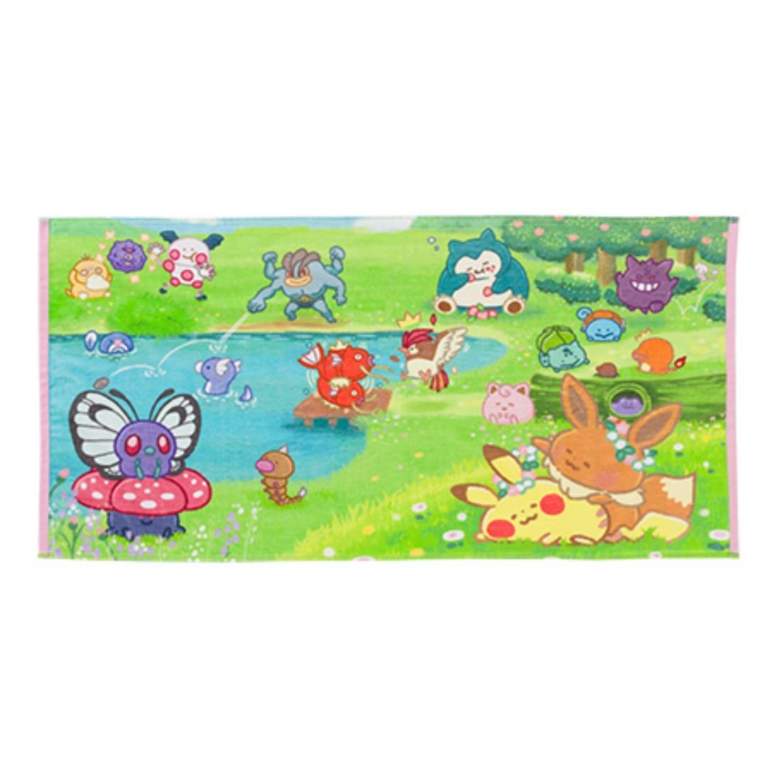 Pokemon Center Exclusive Pokemon Yurutto Series Vol 2 Mini Bath Towel Pre Order Entertainment J Pop On Carousell