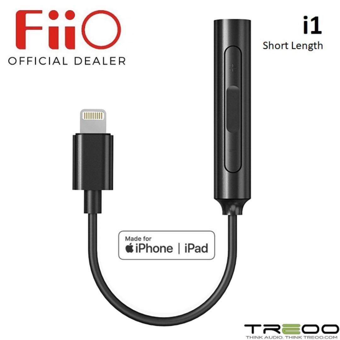 [Discontinued] FiiO i1 Apple Lightning DAC & Amplifier Cable (MFi