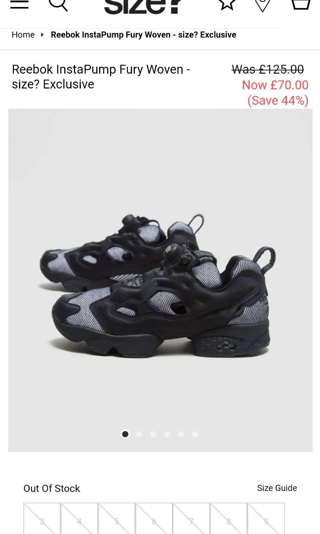 reebok insta pump fury woven
