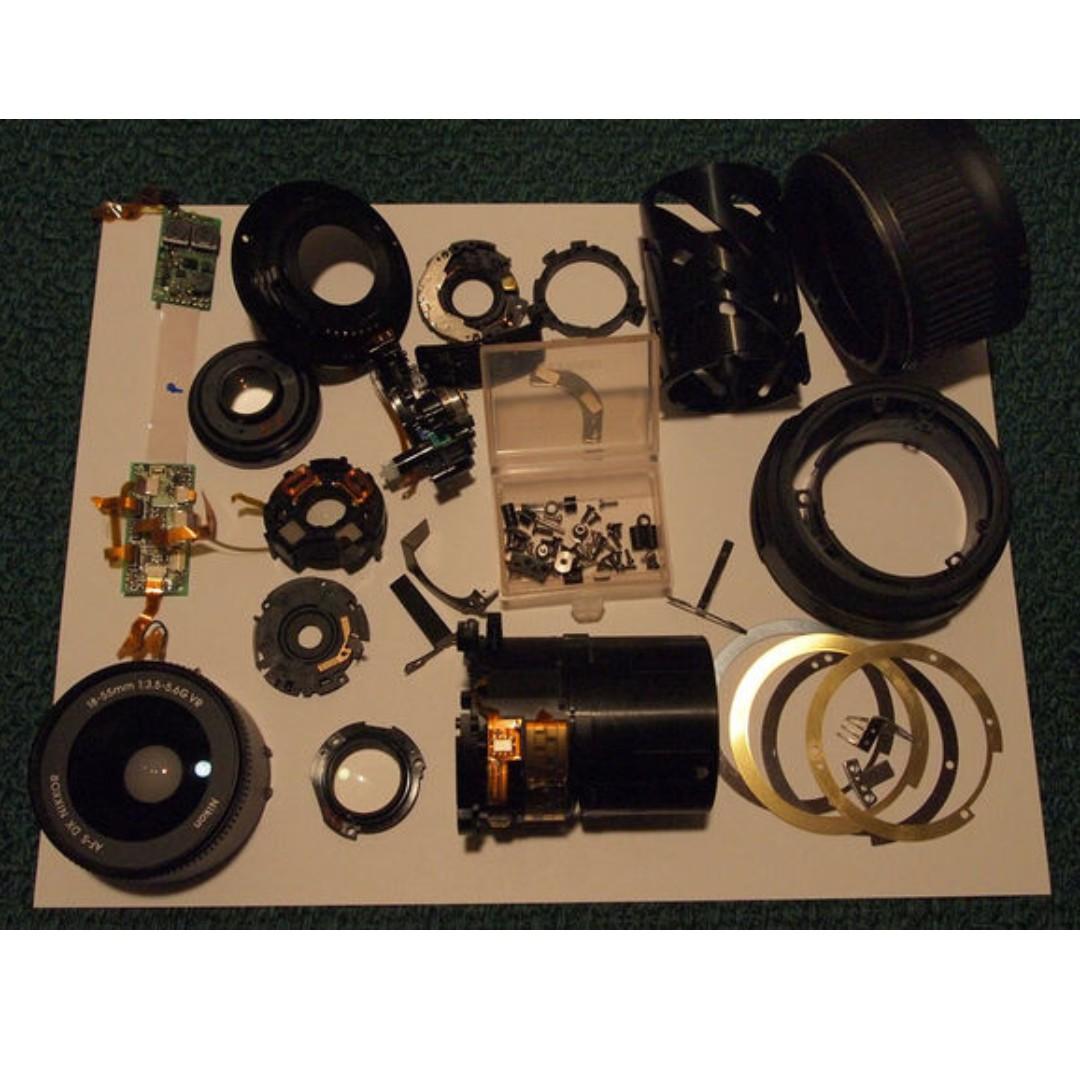 Repair Lens Canon 1855MM autofocus /Lens error, Photography, Lens