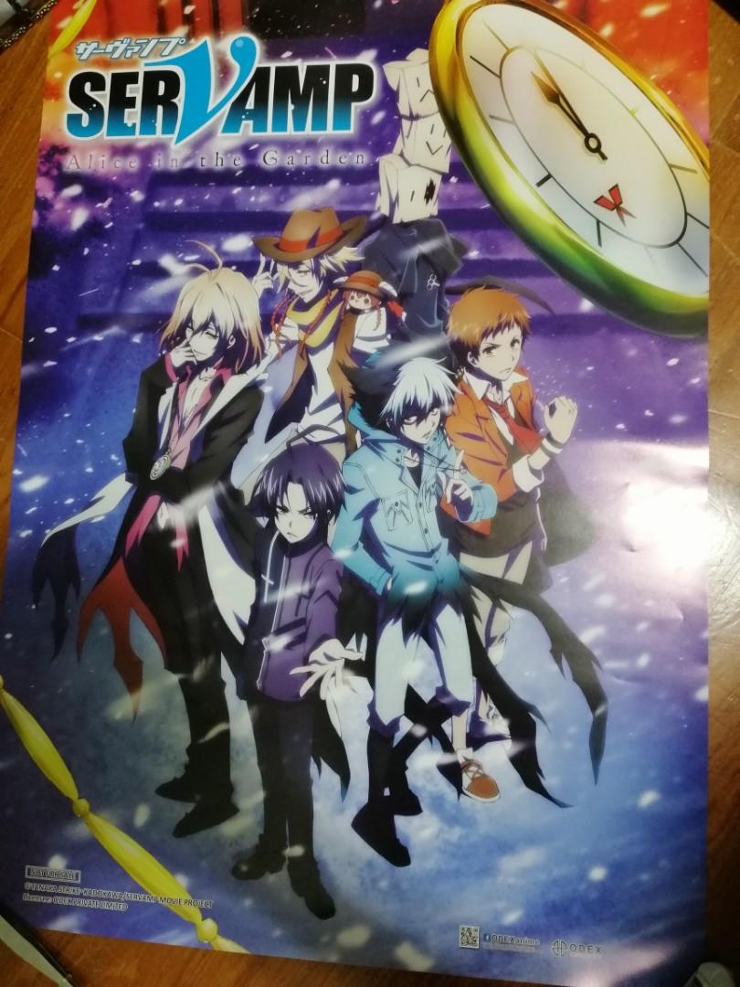 Servamp Alice In The Garden A3 Poster Hobbies Toys Memorabilia Collectibles Fan Merchandise On Carousell