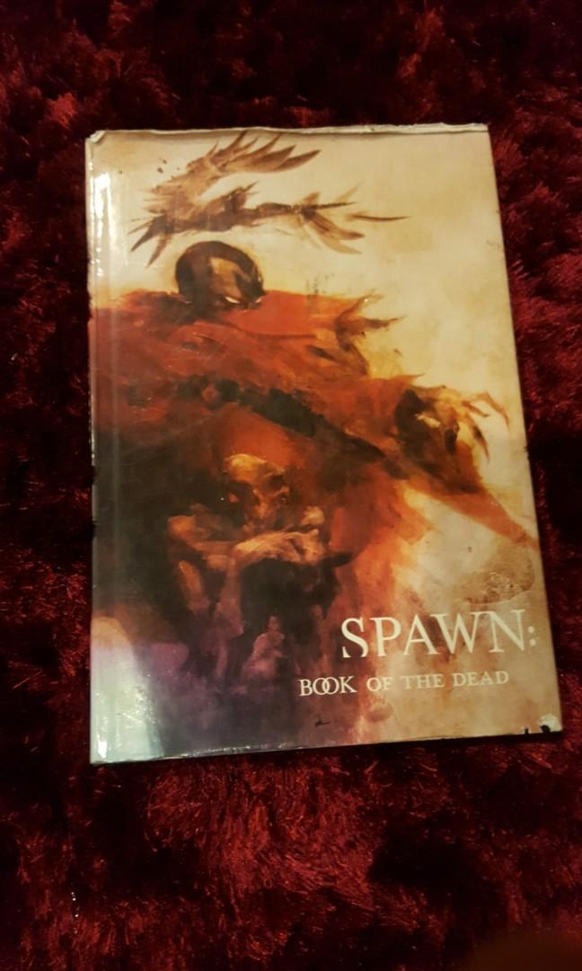 SPAWN Book of The Dead Todd Mcfarlane Signature hardcover