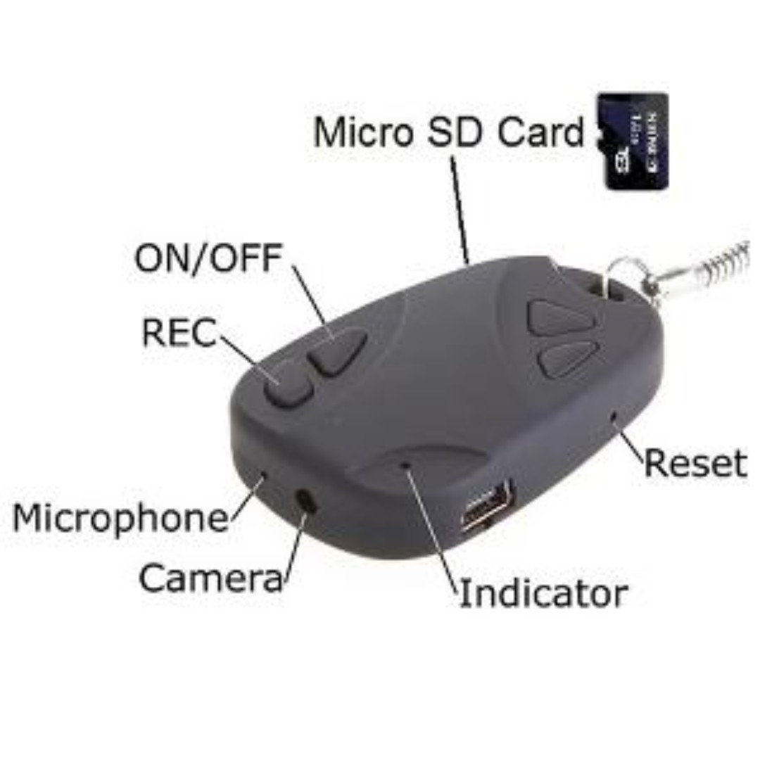 Spy Camera Hidden Camera Car key Camera., Electronics, Others on Carousell