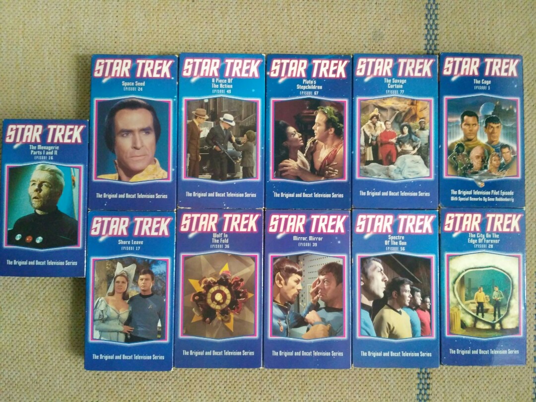 Star Trek The Original Series VHS, Hobbies & Toys, Music & Media, CDs