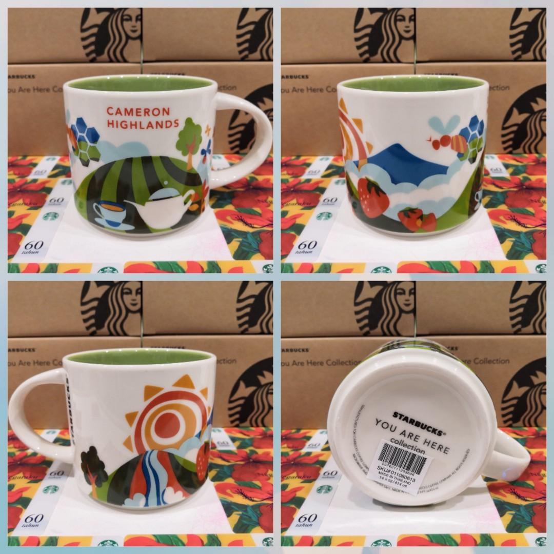 Details about   Starbucks Malaysia Cameron Highlands YAH You Are Here Mug 14Oz Collection NIB 