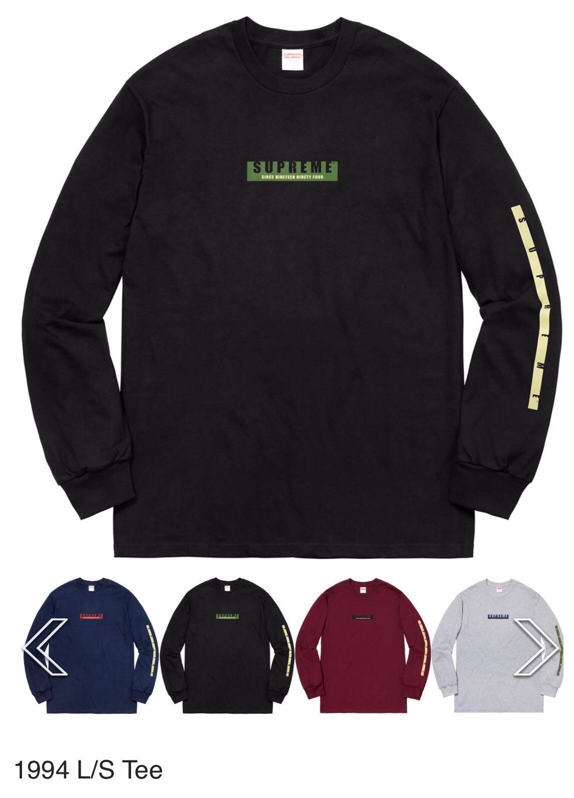 supreme since 1994 long sleeve