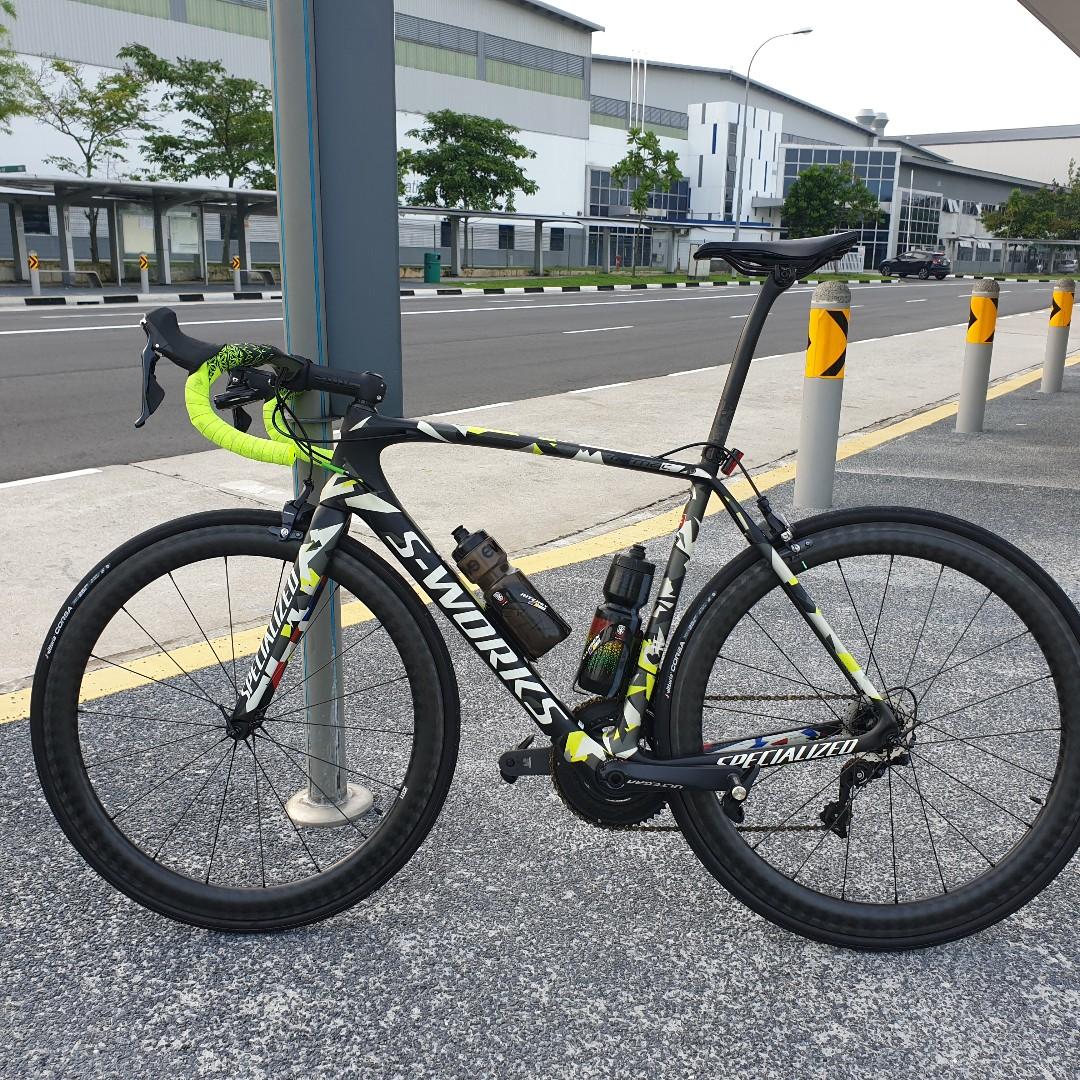 Sworks Tarmac Sl5 Peter Sagan Camo Edition 56cm Bicycles Pmds Bicycles Road Bikes On Carousell