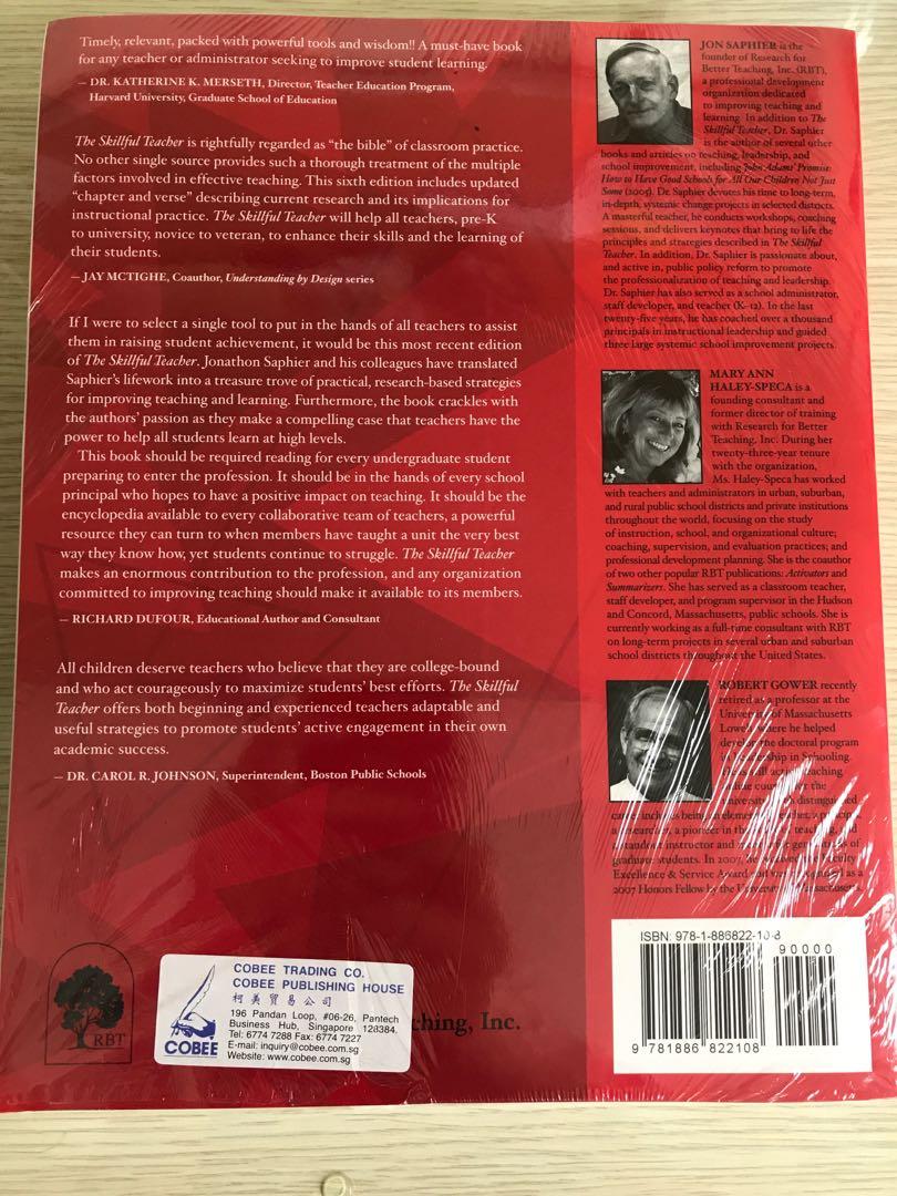 The Skillful Teacher Building Your Teaching Skills Books