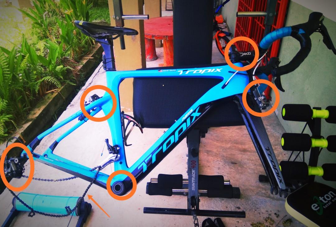tropix paris road bike