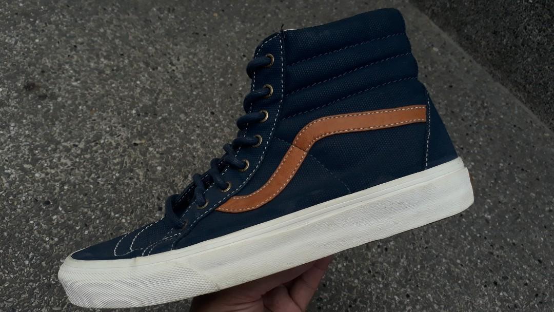 Vans denim c and l sk8-hi reissue sale