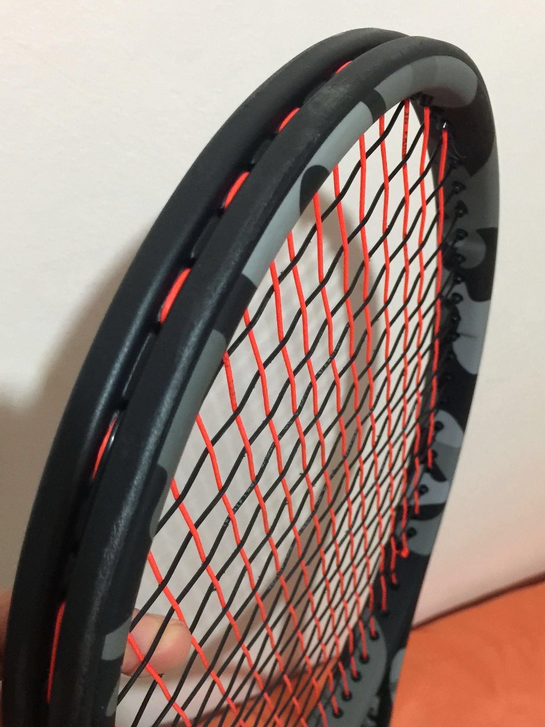 Ours have battery Wilson Prostaff 97L Camo Ltd. Ed. Tennis Racket, Sports Equipment, Sports &  Games, Racket & Ball Sports on Carousell