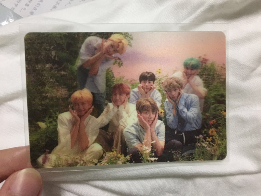Wts Bts Love Yourself Her Lenticular Special Photocard Pc Entertainment K Wave On Carousell